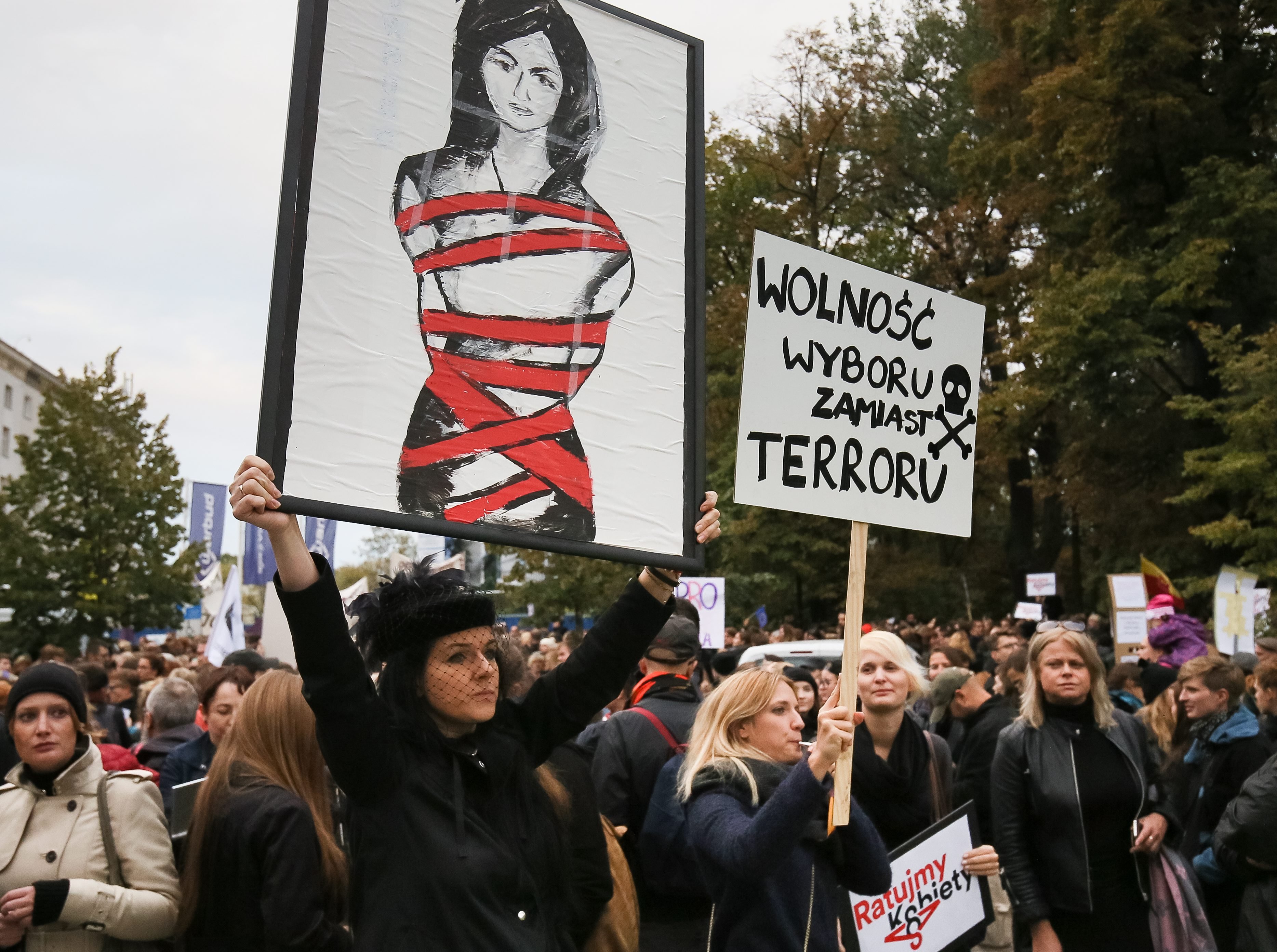 Proteste von Frauen in Polen  | 2016